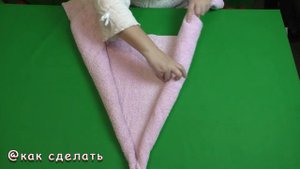 📌 Как сделать лебедя из полотенца своими руками | оригами из полотенца