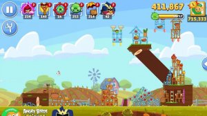 Angry Birds Friends Veggie Power Tournament 1206 Level 7 No Power UP