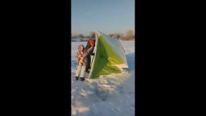 Палатка Куб для зимней рыбалки