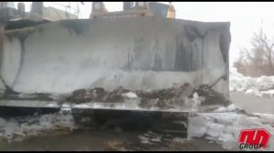 Перевозка карьерного самосвала Terex TR-100 массой 70 [тонн], шириной 5,20 [м]