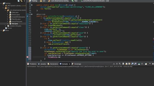 Java | Choose Place To Save File смотреть онлайн