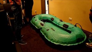 Time-Lapse "Надувание лодки Нырок 2"