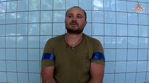 Допрос пленного боевика ВСУ "Курская область"