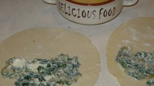 Кутабы с сыром и зеленью