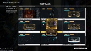 Warframe: Baro Ki'Teer (Dec 2-3, '16) #LowEnergy