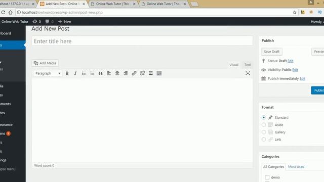 Wordpress Theme Development tutorial from scratch (Part 23) WP Archive detail, Its types, Category