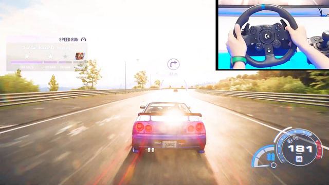Nissan Skyline R34 GTR | Need for Speed Unbound | Logitech G923