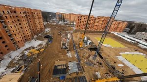 Монтаж башенного крана Linden Comansa 11LC150