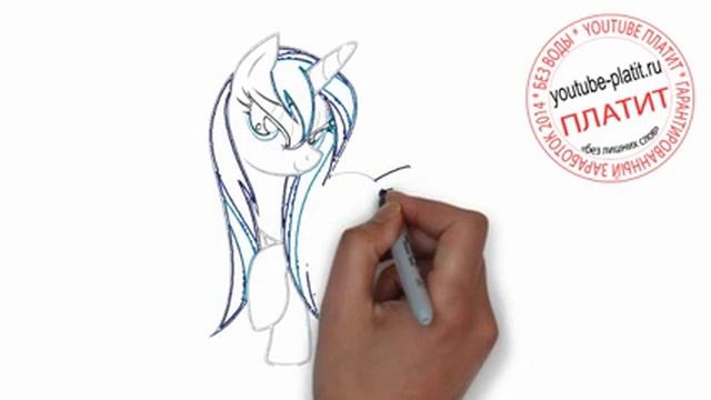 Как нарисовать пони рарити картинки Нарисованные красивые принцессы пони рарити смотреть онлайн