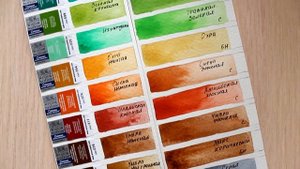 Обзор АКВАРЕЛИ • Сравниваем Winsor & Newton Cotman и Невская Палитра