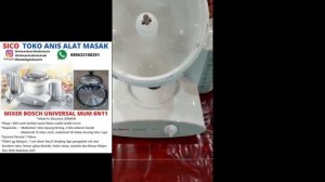 CARA PASANG DAN COPOT ALAT PADA MIXER BOSCH UNIVERSAL MUM 6N11 , PESAN WA 089632108291