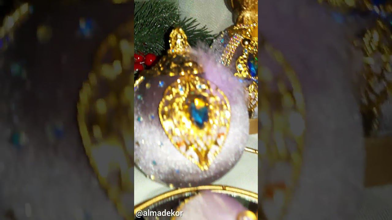 Елочный шары "Совушки" смотреть онлайн