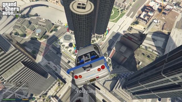 Nissan Skyline GT-R R34 (Brian O'Conner) | GTA SA vs GTA4 vs GTA5 смотреть онлайн