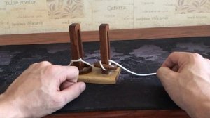 Головоломка с деревянными кольцами(или гордиевы врата)