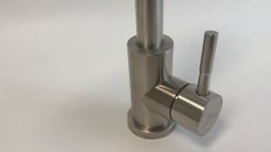 Смеситель  Lomond для кухни с высоким изливом 11331 нержавеющая сталь Golden Fox