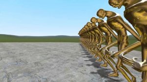 GOLD SCP-096 VS SCP-096!! Garrys Mod Sandbox