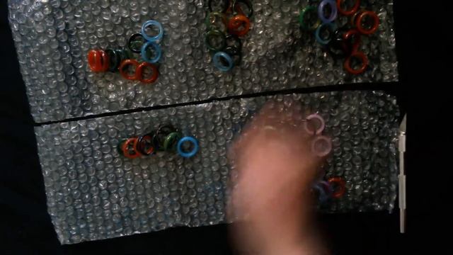 Кольца из стекла 50 штук + 8 в подарок с Алиэкспресс смотреть онлайн