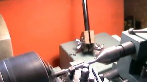 Токарный станок Универсал 2 Обработка длинной детали с уступом