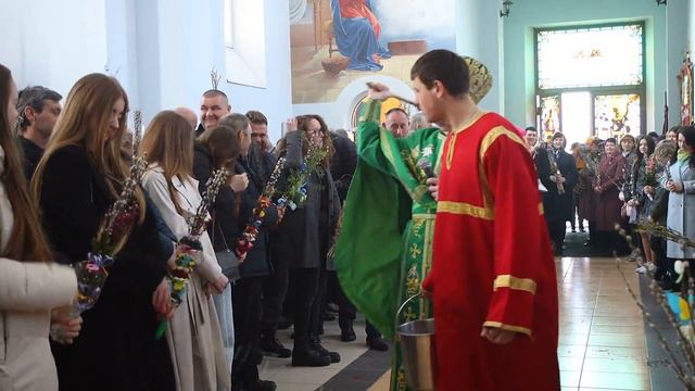 Скалат. Вербна неділя. Храм Всіх Святих 09.04.2023 р. смотреть онлайн