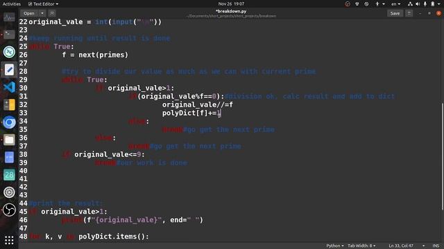 פירוק מספר לגורמים ראשוניים עם שפת פייתון смотреть онлайн