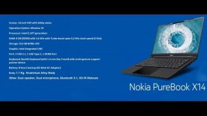 Nokia Laptop PureBook X14 Specification, Review, Price | Nokia PureBook X14 Laptop Unboxing