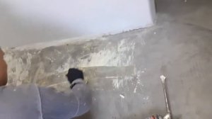 Монтажная пена по стяжке (под линолеум) - попытка (эксперимент)