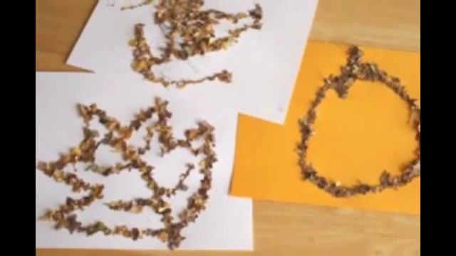 Творчество с детьми - Поделки из листьев смотреть онлайн