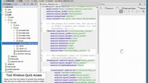 Windows: Building a Simple Application Using Android Studio