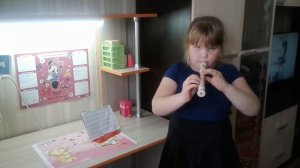 Блок флейта Новогодняя полька 1класс