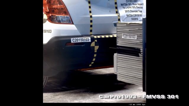 2013-2018 Chevrolet Trax/Buick Encore FMVSS 301 Rear Crash Test (50 Mph) смотреть онлайн