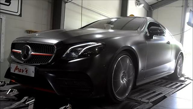 2017 Benz - W238 E400 4MATIC COUPE Mars ECU Tune Dyno Test 359WHP