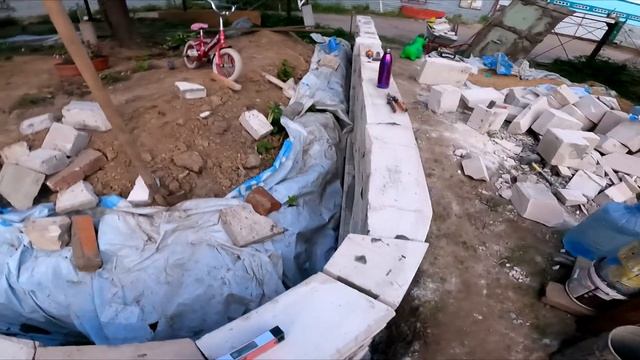 ?️ Моя кладка стен из газобетона (для декора). - ЧАСТЬ 2.