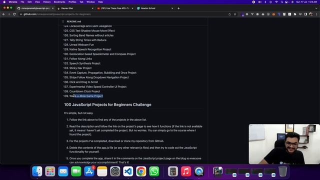 100+ JavaScript Projects For Beginners With Resources!