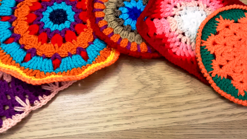 Яркие и Классные изделия Крючком! Что успели связать в январе Салфетки, мотивы и круглые подставки смотреть онлайн