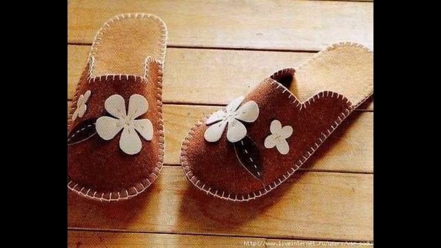 Как сшить домашние тапочки своими руками
