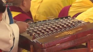 Buddhist chanting of the taking refuge to the three jewels in Sanskrit by TIPA at Bodh Gaya Bihar