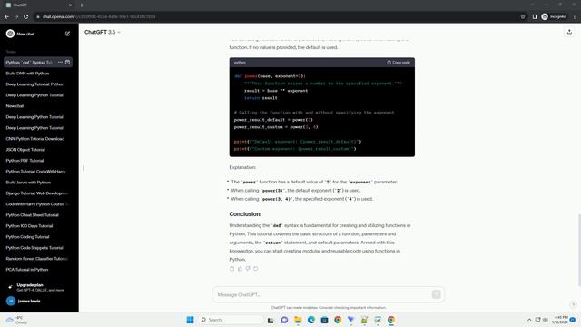 def syntax in python