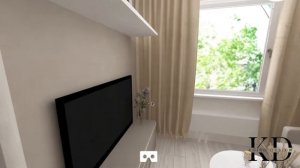 Обзор квартиры-студии 35 кв.м в Москве. Виртуальный тур.