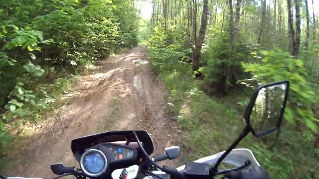 Лесная катка на Motoland Enduro 250 ST. смотреть онлайн