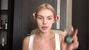 Татьяна Горинович. Макияж цветными тенями + легкие локоны