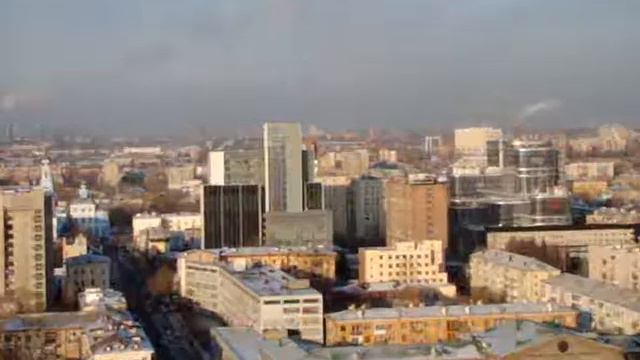 Екатеринбург, вид с Антея / Yekaterinburg смотреть онлайн