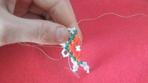 Колье из бисера  " Ромбики" мастер класс/ necklace diamonds . beading