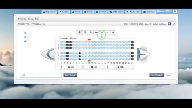 Seat Map Configuration