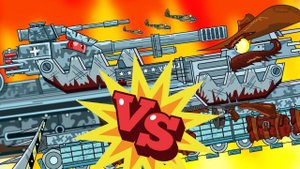 ЖАРКИЙ БОЙ НА ГРАНИЦЕ! Бронетанковые Монстры! Большая война! STARina OLEGator Мультики про танки