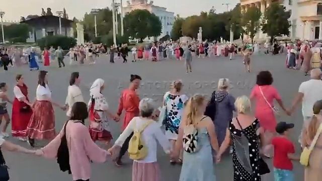 Показ костюмов, Хороводы России -Хоровод Ладога  на ВДНХ 15.08.2022