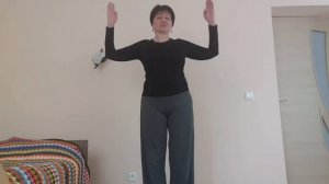 Утренняя зарядка для тех, кому +60 (кому -60 , может не смотреть)- 2 день.