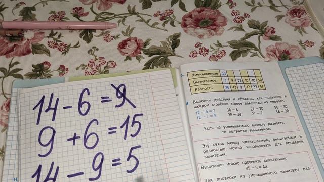 Проверка вычитания, зачем её выполнять? 2 класс математика стр 86-87 смотреть онлайн