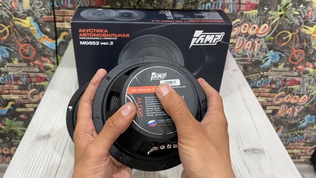 Автомобильная акустика AMP MD652 ver.2 - Краткий обзор смотреть онлайн