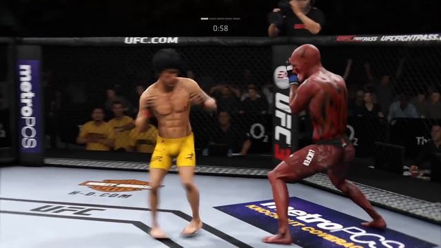 Bruce Lee vs. Skull Lucifer (EA sports UFC 3) смотреть онлайн