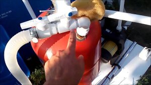 Использование хлора с песочным фильтром! ч.1/ the use of chlorine with a sand filter
